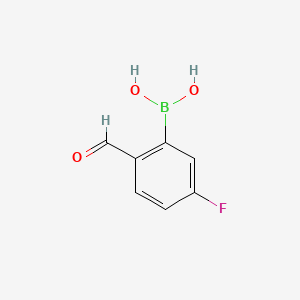 (5-Fluoro-2-formylphenyl)boronic Acid(contains varying amounts of Anhydride)