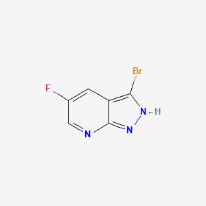 3-Bromo-5-fluoro-1H-pyrazolo[3,4-b]pyridine