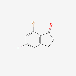 7-Bromo-5-fluoro-2,3-dihydro-1H-inden-1-one