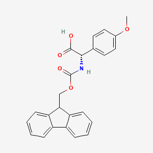 (S)-2-((((9H-fluoren-9-yl)methoxy)carbonyl)amino)-2-(4-methoxyphenyl)acetic acid