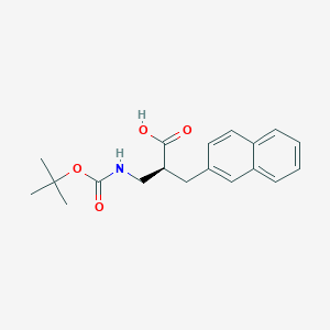 (S)-3-((tert-Butoxycarbonyl)amino)-2-(naphthalen-2-ylmethyl)propanoic acid