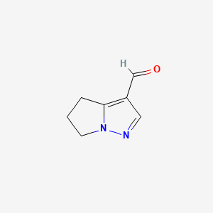 5,6-Dihydro-4H-pyrrolo[1,2-b]pyrazole-3-carbaldehyde