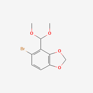 5-Bromo-4-(dimethoxymethyl)benzo[d][1，3]dioxole