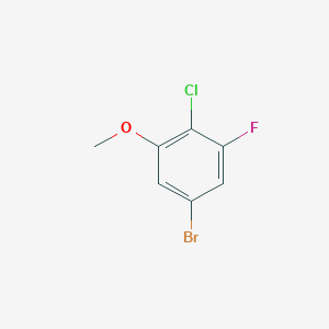 5-Bromo-2-chloro-1-fluoro-3-methoxybenzene