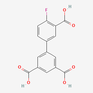 5-(3,5-Dicarboxyphenyl)-2-fluorobenzoic acid