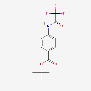 1，1-Dimethylethyl 4-[(2，2，2-trifluoroacetyl)amino]benzoate