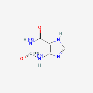 3,7-dihydro-1H-purine-2,6-dione-8-13C-7,9-15N2