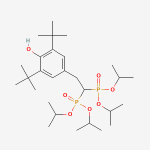 Tetraisopropyl (2-(3,5-Di-tert-butyl-4-hydroxyphenyl)ethane-1,1-diyl)bis(phosphonate)