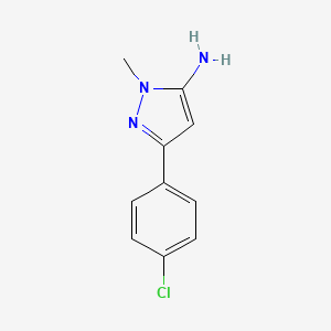 3‑(4‑Chlorophenyl)‑1‑methyl‑1H‑pyrazol‑5‑amine