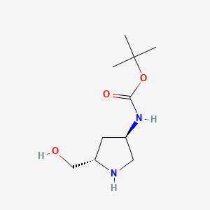 tert-Butyl ((3R,5S)-5-(hydroxymethyl)pyrrolidin-3-yl)carbamate