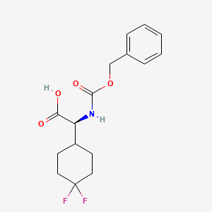 (S)-2-(((Benzyloxy)carbonyl)amino)-2-(4,4-difluorocyclohexyl)acetic acid