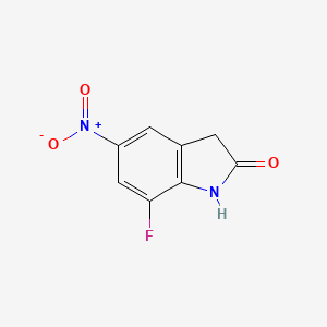 7-Fluoro-5-nitroindolin-2-one