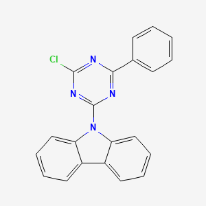 9-(4-Chloro-6-phenyl-1,3,5-triazin-2-yl)-9H-carbazole