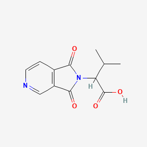 2-(1,3-Dioxo-1,3-dihydro-2H-pyrrolo[3,4-c]pyridin-2-yl)-3-methylbutanoic Acid