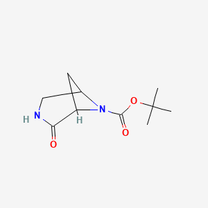 tert-Butyl 2-oxo-3,6-diazabicyclo[3.1.1]heptane-6-carboxylate