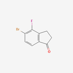 5-Bromo-4-fluoro-2,3-dihydro-1H-inden-1-one