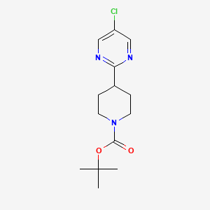 5-Chloro-2-(N-Boc-piperidin-4-yl)pyrimidine