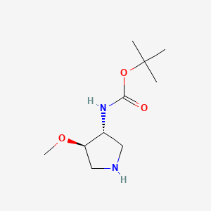 trans-3-(Boc-amino)-4-methoxypyrrolidine