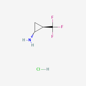 trans-2-(Trifluoromethyl)cyclopropanamine Hydrochloride