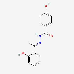 (E)-4-Hydroxy-N'-(1-(2-hydroxyphenyl)ethylidene)benzohydrazide