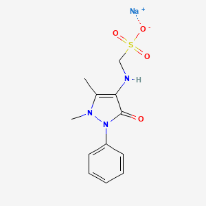 Sodium ((1,5-dimethyl-3-oxo-2-phenyl-2,3-dihydro-1H-pyrazol-4-yl)amino)methanesulfonate