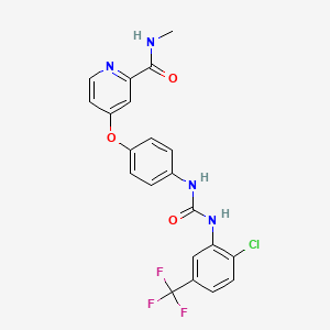 4-[4-[[[[2-Chloro-5-(trifluoromethyl)phenyl]amino]carbonyl]amino]phenoxy]-N-methyl-2-pyridinecarboxamide