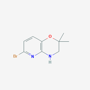 6-Bromo-3，4-dihydro-2，2-dimethyl-2H-pyrido[3，2-b]-1，4-oxazine