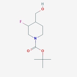 1-Boc-3-fluoro-4-(hydroxymethyl)piperidine