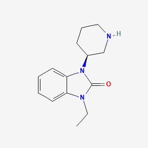 1-Ethyl-1,3-dihydro-3-(3S)-3-piperidinyl-2H-benzimidazol-2-one