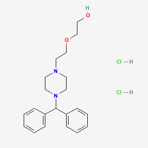 2-(2-(4-Benzhydrylpiperazin-1-yl)ethoxy)ethanol Dihydrochloride