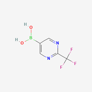[2-(Trifluoromethyl)pyrimidin-5-yl]boronic Acid(contains varying amounts of Anhydride)