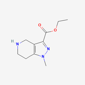 Ethyl 1-methyl-4,5,6,7-tetrahydro-1H-pyrazolo[4,3-c]pyridine-3-carboxylate