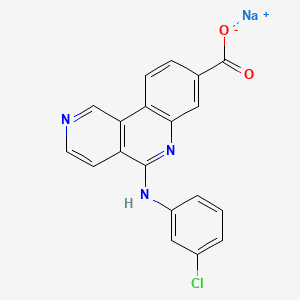 Sodium 5-((3-Chlorophenyl)amino)benzo[c][2,6]naphthyridine-8-carboxylate