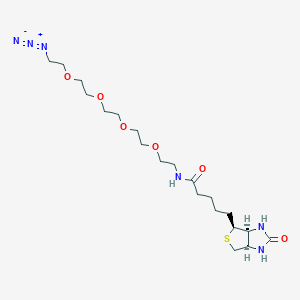 N-(14-Azido-3,6,9,12-tetraoxatetradecyl)-5-((3aS,4S,6aR)-2-oxohexahydro-1H-thieno[3,4-d]imidazol-4-yl)pentanamide