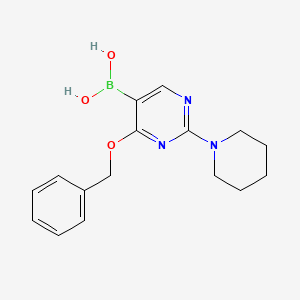 (4-(Benzyloxy)-2-(piperidin-1-yl)pyriMidin-5-yl)boronic acid