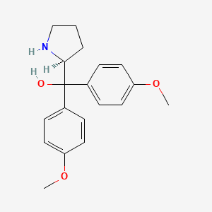 (S)-Bis(4-methoxyphenyl)(pyrrolidin-2-yl)methanol