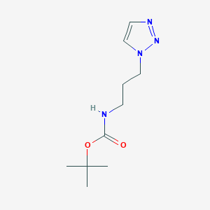 Tert-butyl N-[3-(1H-1，2，3-triazol-1-yl)propyl]carbamate