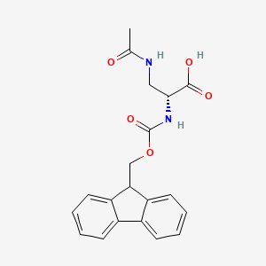 (R)-2-((((9H-fluoren-9-yl)methoxy)carbonyl)amino)-3-acetamidopropanoic acid