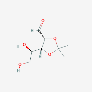 (4R,5R)-5-((R)-1,2-Dihydroxyethyl)-2,2-dimethyl-1,3-dioxolane-4-carbaldehyde