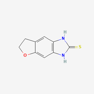 3,4A,6,7-tetrahydro-2H-benzofuro[5,6-d]imidazole-2-thione