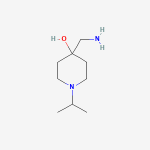 4-(Aminomethyl)-1-isopropylpiperidin-4-ol