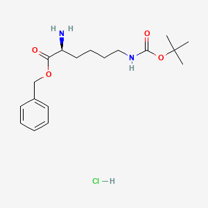 (S)-Benzyl 2-amino-6-((tert-butoxycarbonyl)amino)hexanoate hydrochloride