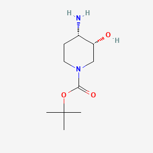 cis-tert-Butyl 4-amino-3-hydroxypiperidine-1-carboxylate
