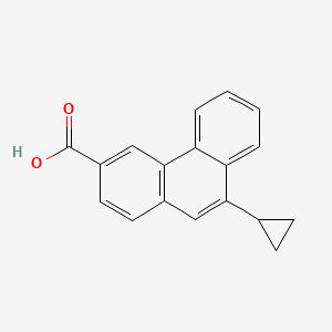 9-Cyclopropylphenanthrene-3-carboxylic Acid