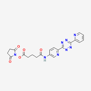 2,5-Dioxopyrrolidin-1-yl 5-Oxo-5-[[6-[6-(pyridin-2-yl)-1,2,4,5-tetrazin-3-yl]pyridin-3-yl]amino]pentanoate