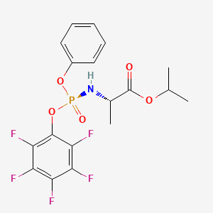 Propan-2-yl (2S)-2-{[(S)-pentafluorophenoxy(phenoxy)phosphoryl]amino}propanoate, 99%