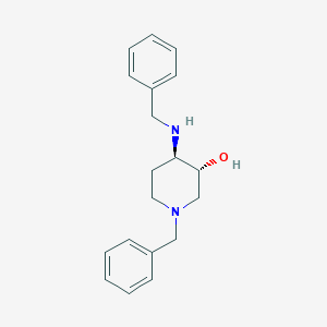 (3R,4R)-1-Benzyl-4-(benzylamino)piperidin-3-ol