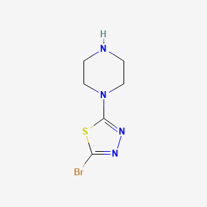 1-(5-bromo-1,3,4-thiadiazol-2-yl)-piperazine
