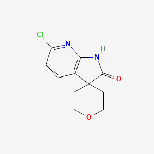 6′-Chloro-2，3，5，6-tetrahydrospiro[4H-pyran-4，3′-[3H]pyrrolo[2，3-b]pyridin]-2′(1′H)-one
