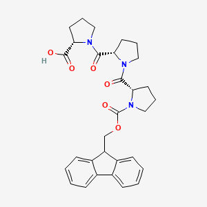 (((9H-fluoren-9-yl)methoxy)carbonyl)-L-prolyl-L-prolyl-L-proline